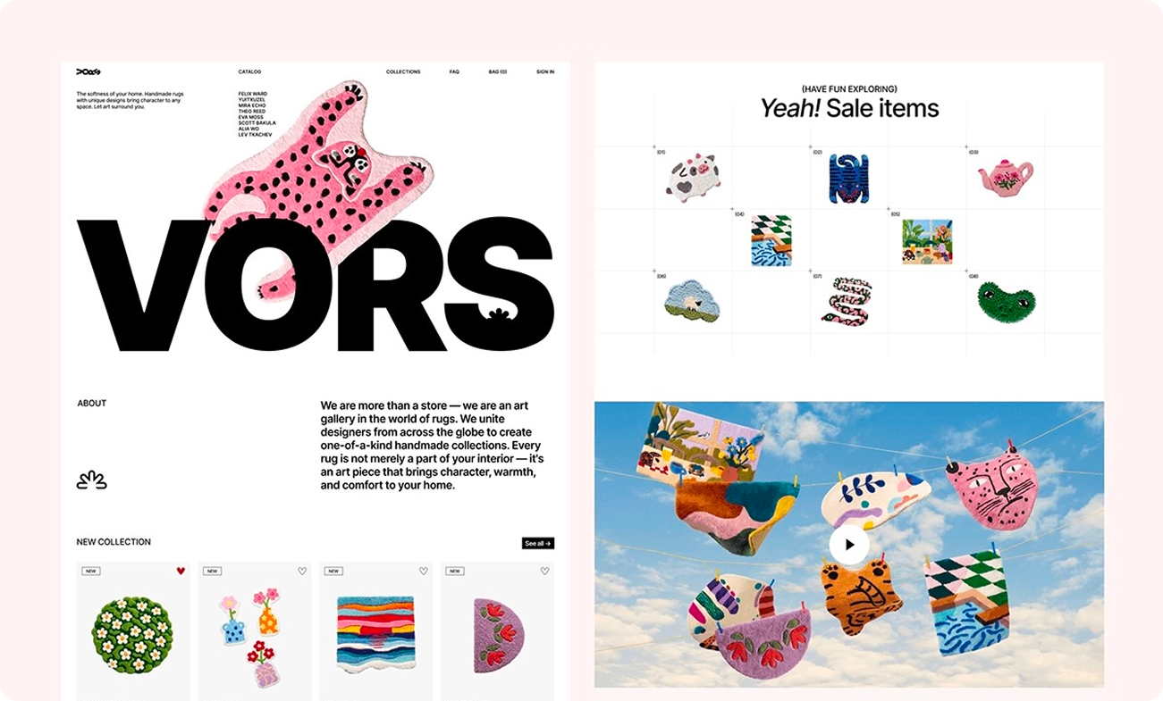 Web design project presentation