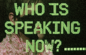 Who is speaking now artwork